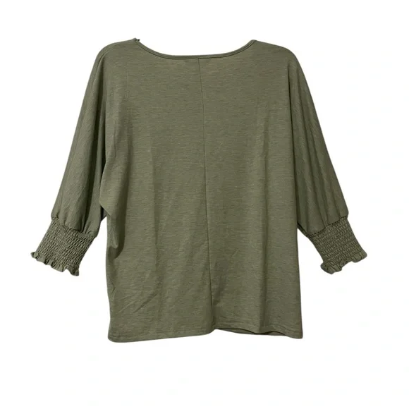 DokoToo, Women's Olive Green Top - Picture 2 of 12
